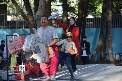گالری تصاویر نمایش خیابانی «نجاتبخش» / عکاس: پریا مجد