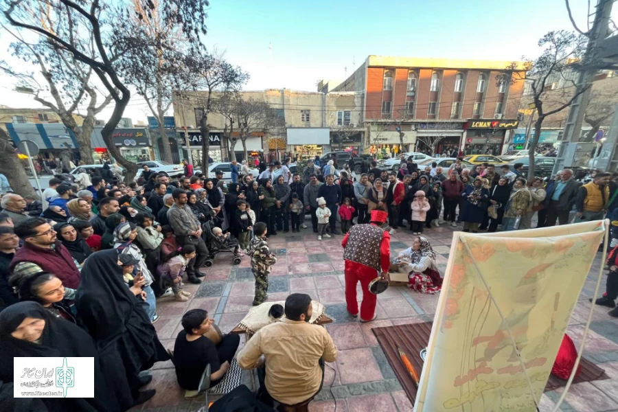 گزارش تصویری نمایش خیابانی « عمو نوروز کجایی»