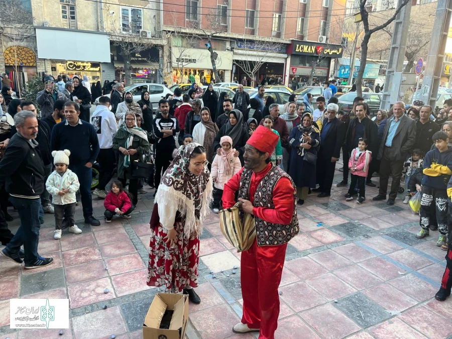 گزارش تصویری نمایش خیابانی « عمو نوروز کجایی»